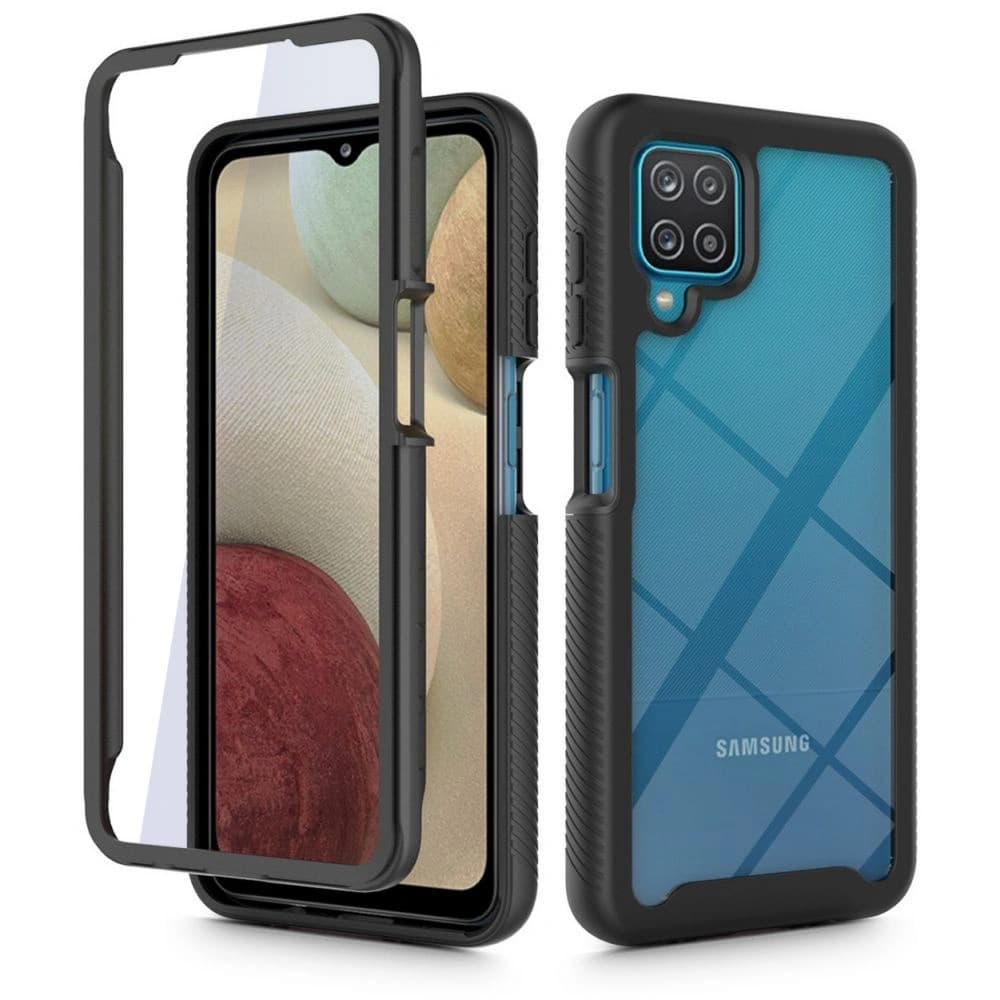 Case Tech-Protect Defense360 Samsung Galaxy A12 Schwarz