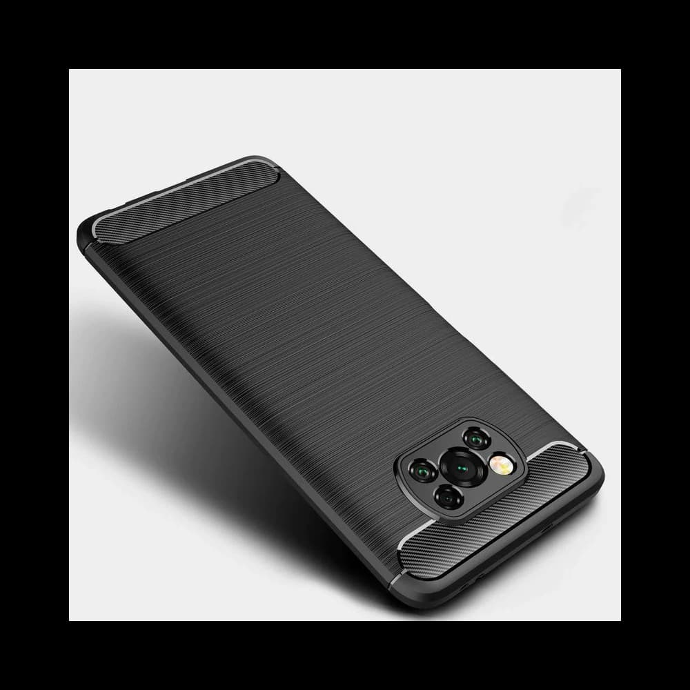 Case Tech-Protect TPUCarbon POCO X3 Pro/X3 NFC Schwarz - 4