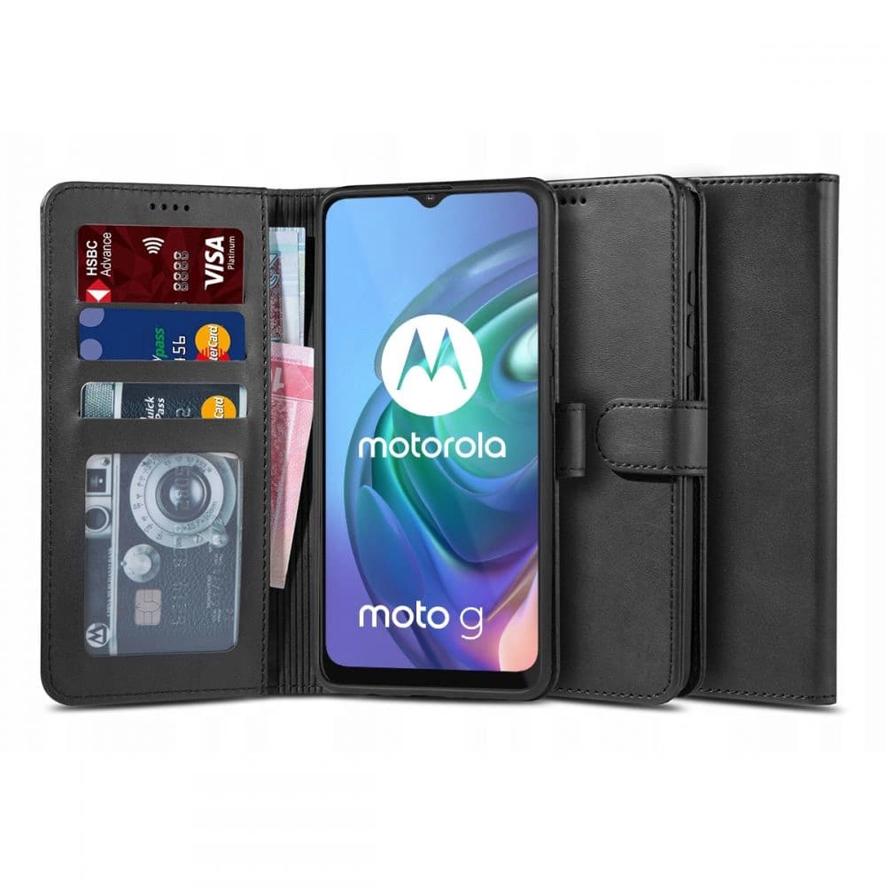 Etui Tech-Protect Wallet 2 Motorola Moto G10/G30 Negru