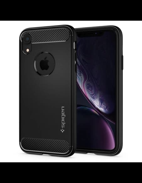 Spigen Carcasă Rugged Armor iPhone XR 6.1 Negru