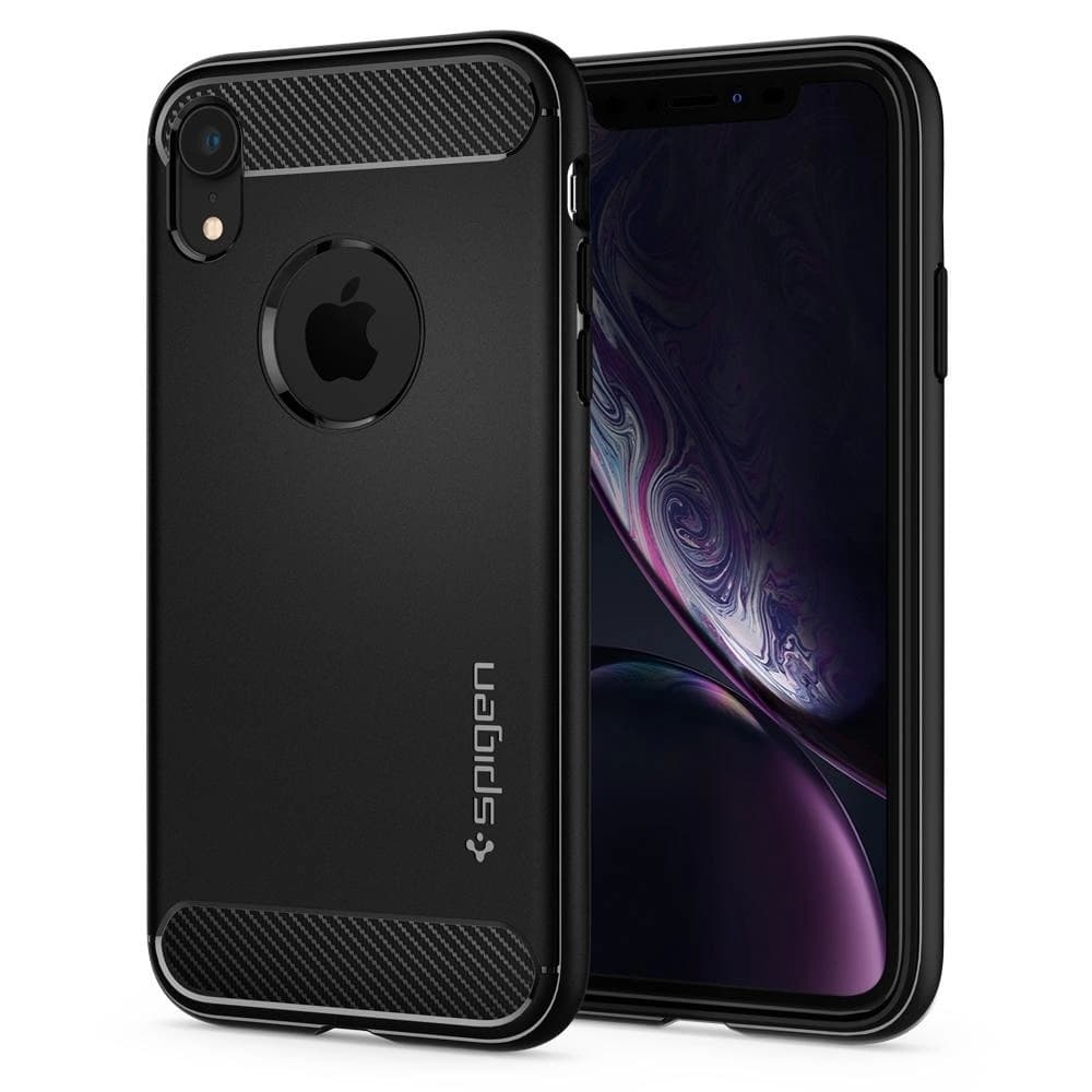 Spigen Carcasă Rugged Armor iPhone XR 6.1 Negru