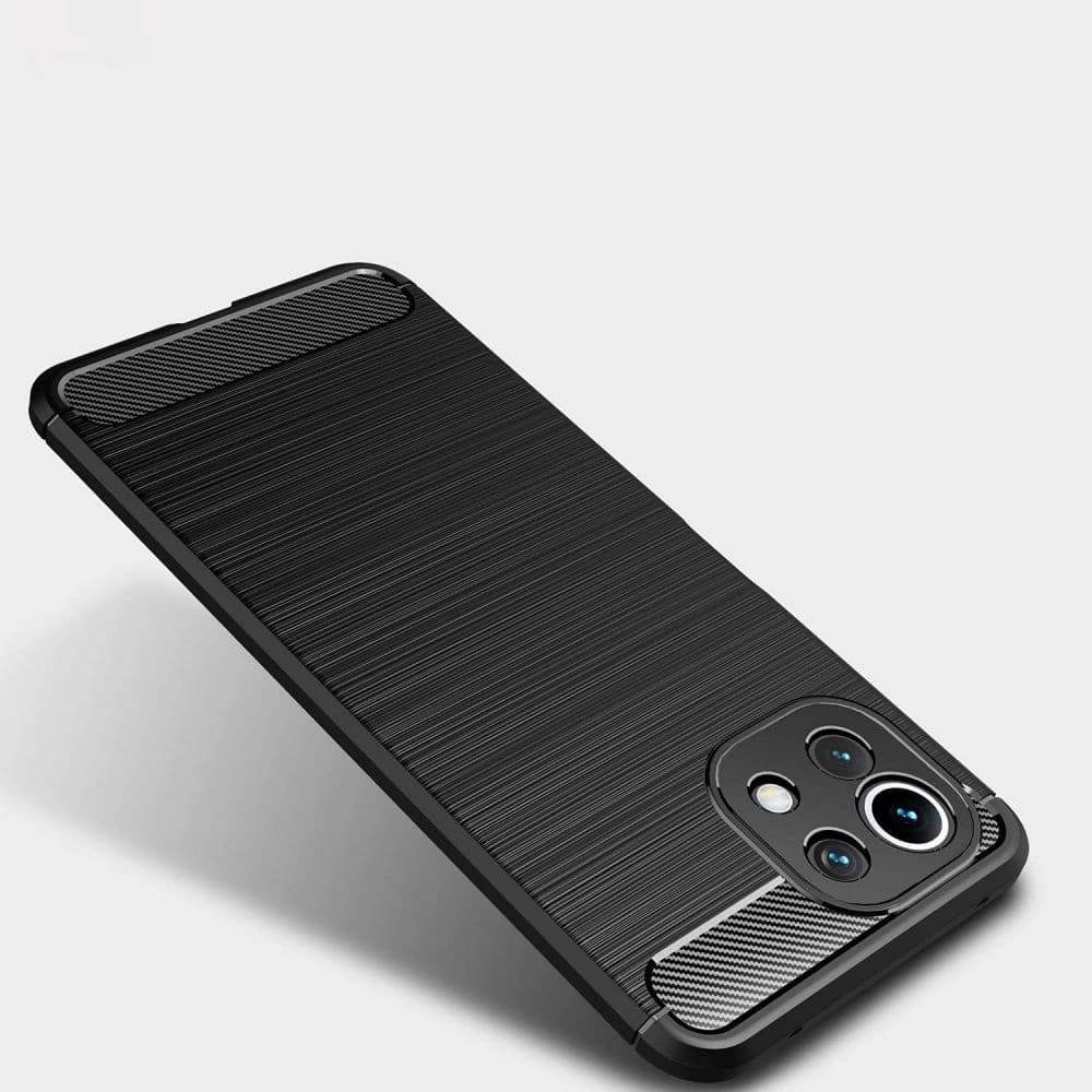 Case Tech-Protect TPUCarbon Xiaomi Mi 11 Lite 4G/5G Schwarz - 3