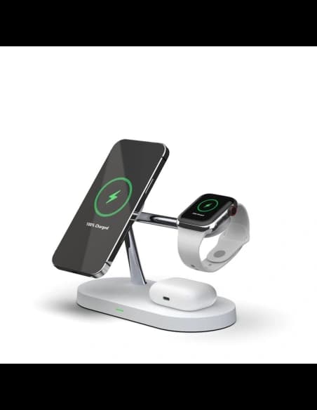 Ładowarka bezprzewodowa Tech-Protect A12 3in1 Magnetic MagSafe Wireless Charger White