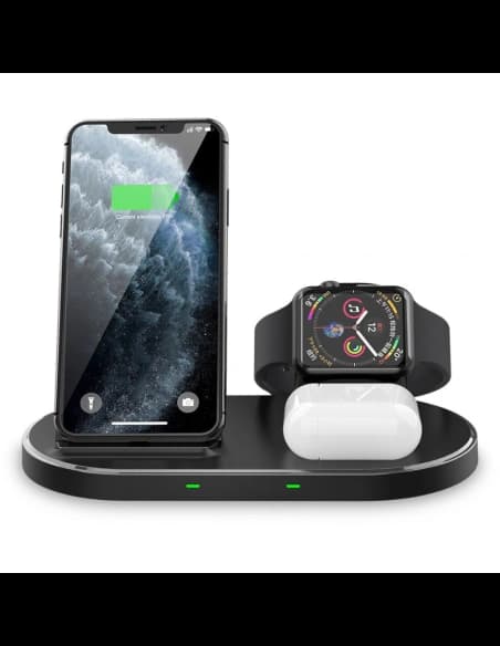Ładowarka bezprzewodowa Tech-Protect W55 Wireless Charging Station Black