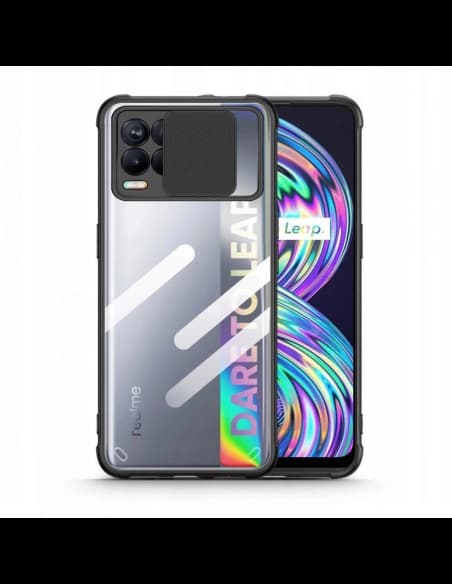 Case Tech-Protect Camshield Realme 8/8 Pro Schwarz
