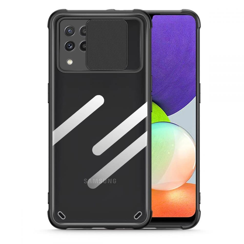 Tech-Protect Camshield Samsung Galaxy A22 4G Black - 1