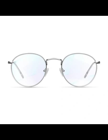 Počítačové brýle Meller s filtrem modrého světla Yster Silver