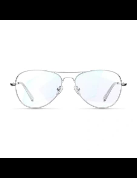 Počítačové brýle Meller s filtrem modrého světla Ashia Silver