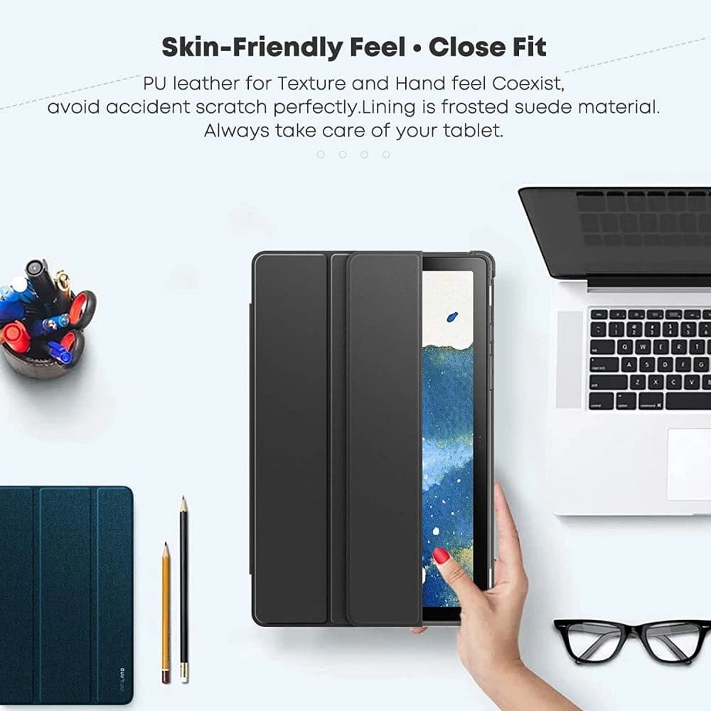 Etui Infiland Smart Stand Samsung Galaxy Tab A7 10.4 Fekete - 4