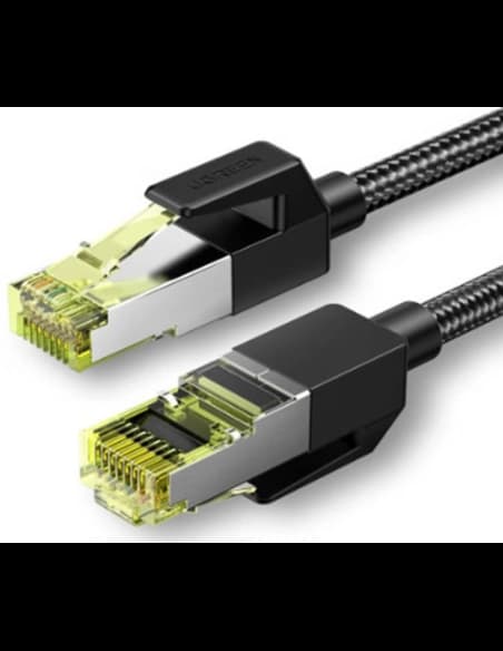 UGREEN NW150 Síťový kabel v opletu, Ethernet RJ45, Cat.7, F/FTP, 5m (černý)