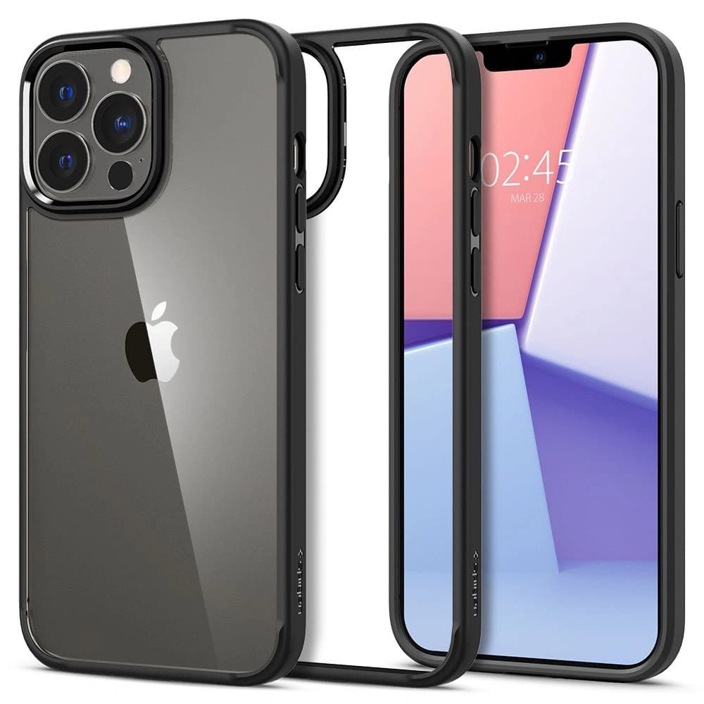 Etui Spigen Ultra Hybrid Apple iPhone 13 Pro Max Matná Černá - 1