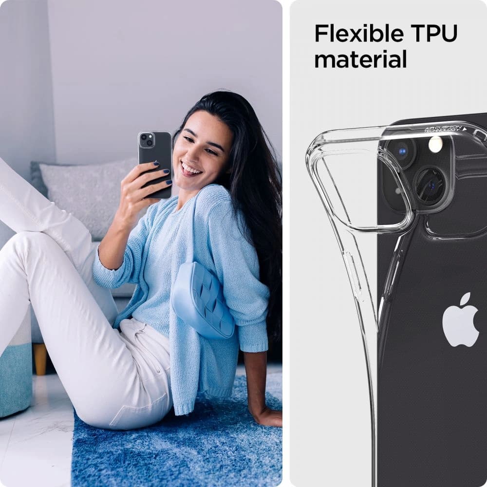 Etui Spigen Crystal Pack Apple iPhone 13 mini Crystal Clear + Sticlă - 4