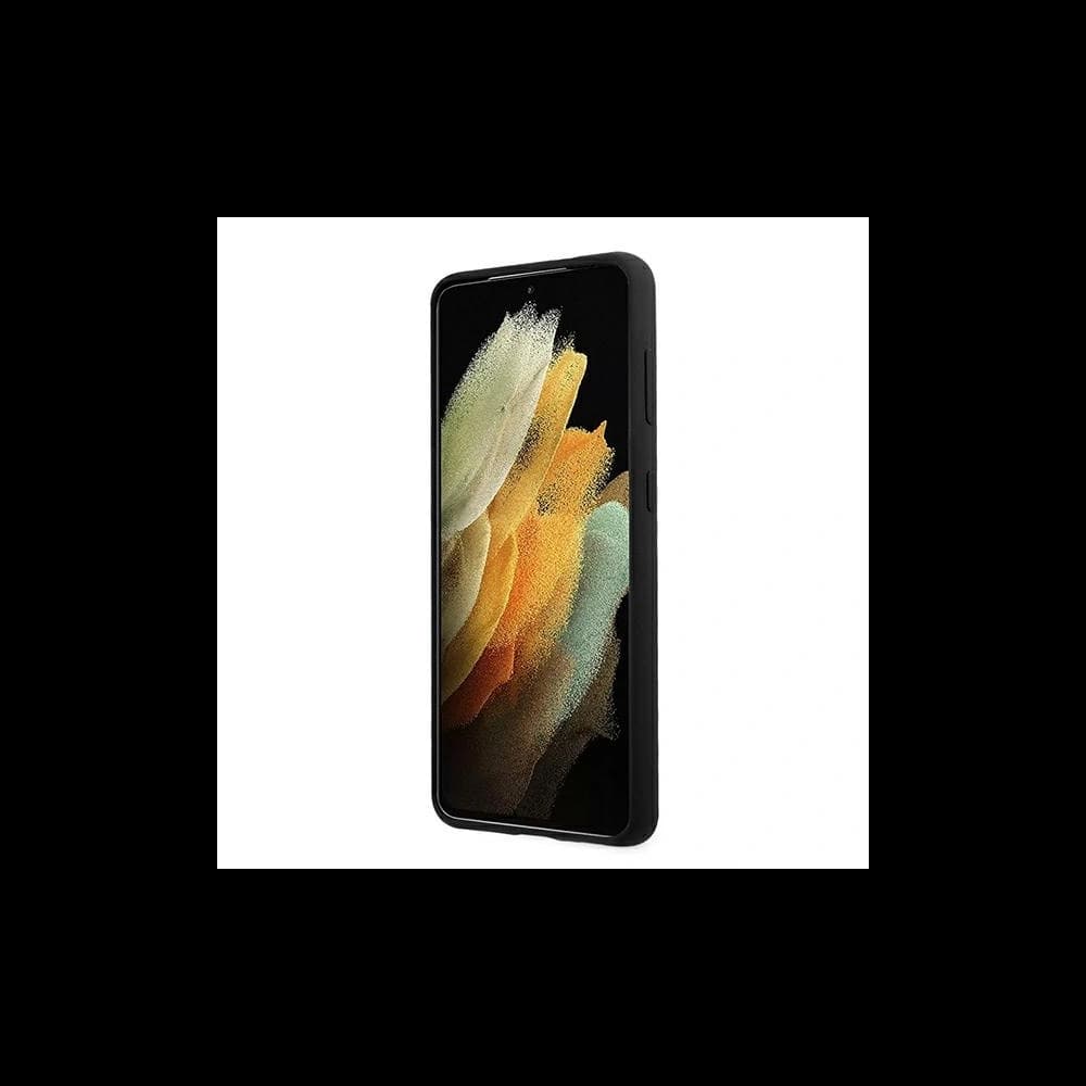 Etui BMW BMHCS21MSIVTBK Samsung Galaxy S21+ Plus černý/black Silicone Stripes M Collection - 5