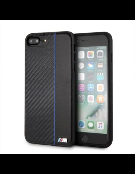 Etui BMW BMHCI8LCAPNBK Apple iPhone 8/7 Plus navy/modrý hardcase Carbon