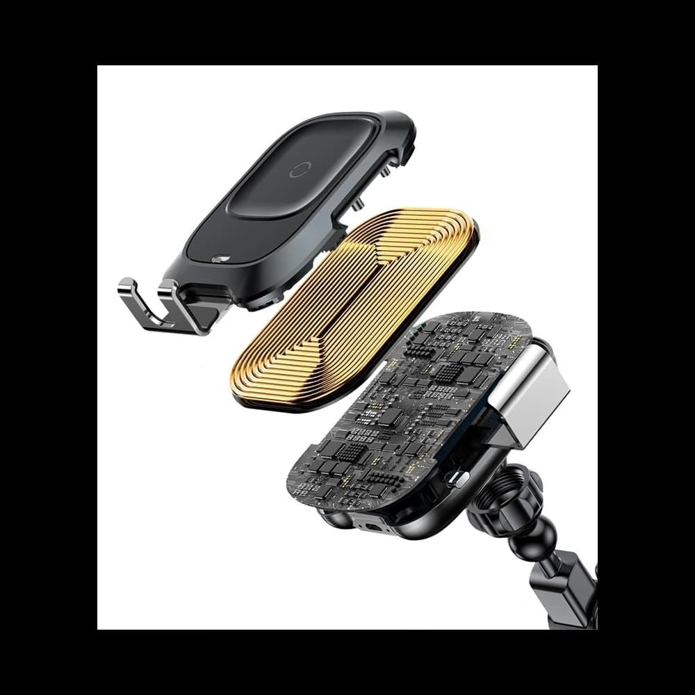 Autohalterung mit induktiver Ladestation Baseus Intelligent Auto Lock Dashboard - 9