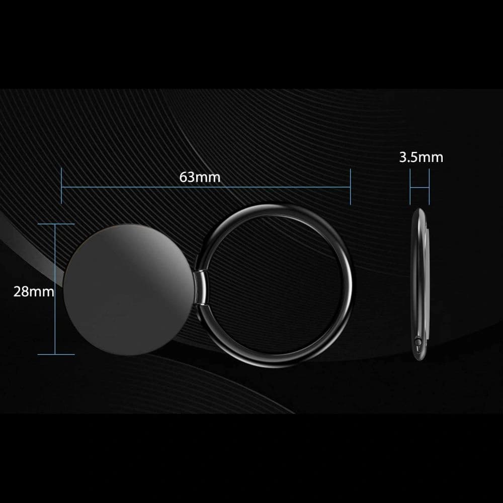 Uchwyt pe degete Tech-Protect Inel magnetic pentru telefon roz - 3