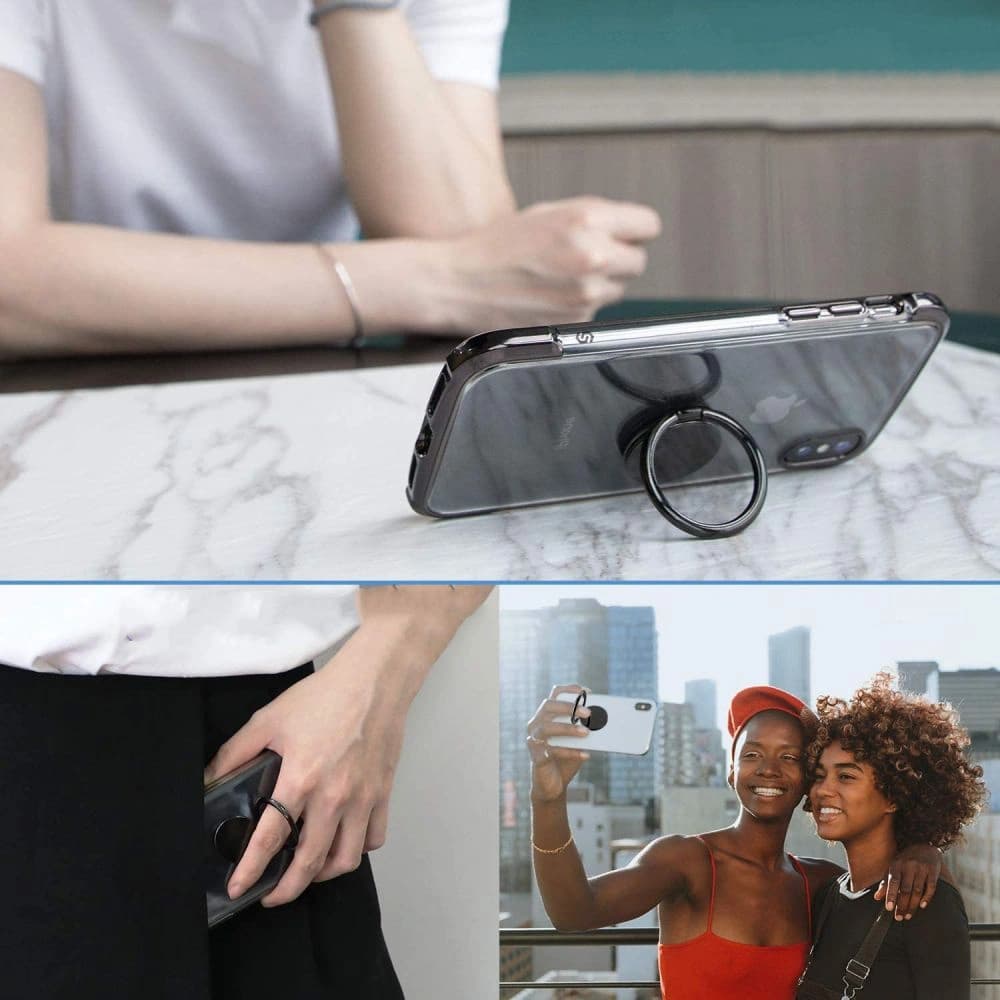 Uchwyt pe degete Tech-Protect Inel magnetic pentru telefon roz - 6