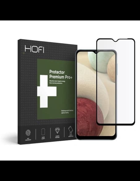 Gorillaglas Hofi Glass Pro+ Samsung Galaxy A12 Schwarz