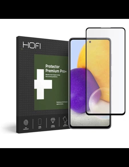 Edzett üveg Hofi Glass Pro+ Samsung Galaxy A72 Fekete