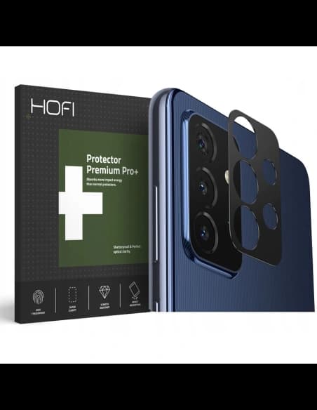 Nakládka Hofi Metal Styling Kamera Samsung Galaxy A72 Fekete