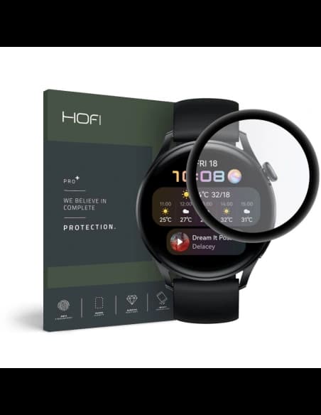 Sticlă hibridă Hofi Hybrid Glass Huawei Watch 3 46mm Negru