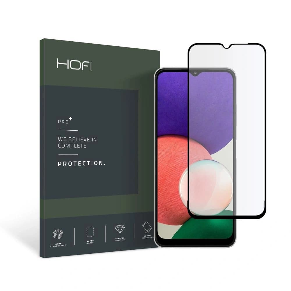 Gehärtetes Glas Hofi Glass Pro+ Samsung Galaxy A22 5G Schwarz