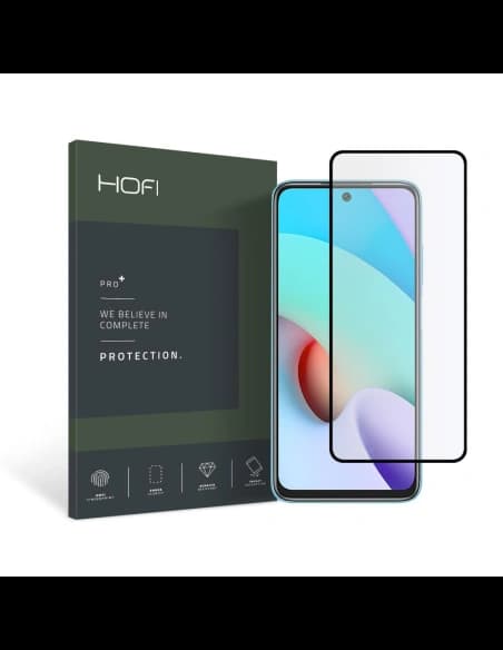 Hőkezelt üveg Hofi Glass Pro+ Redmi 10 Fekete