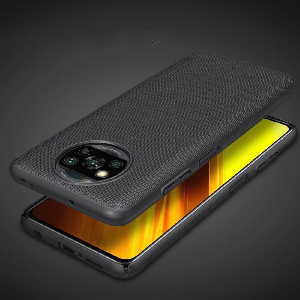Case Nillkin Frosted Shield POCO X3 Pro/X3 NFC Schwarz - 5