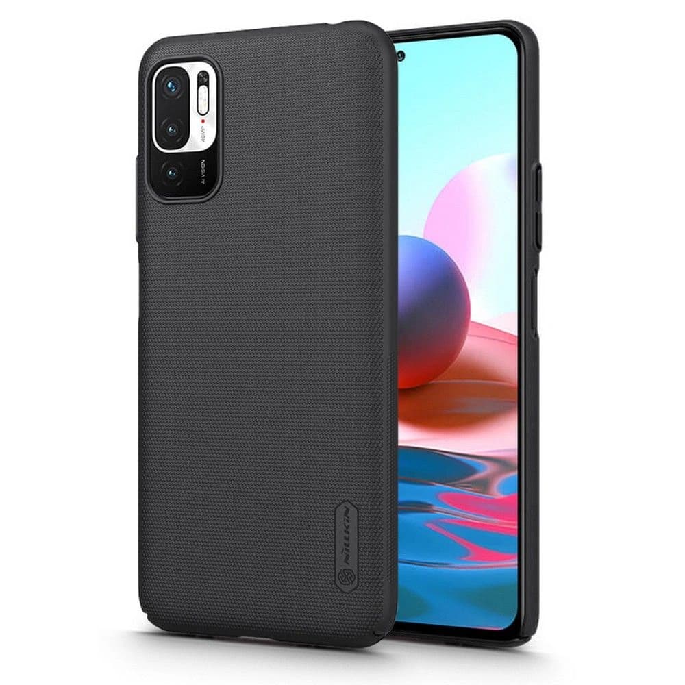 Etui Nillkin Frosted Shield POCO M3 Pro 5G/Redmi Note 10 5G Negru