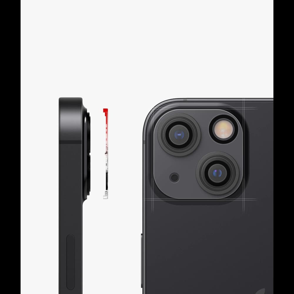Tvrzené sklo na aparát Ringke Camera Protector Glass Apple iPhone 13/13 mini [2 PACK] - 7