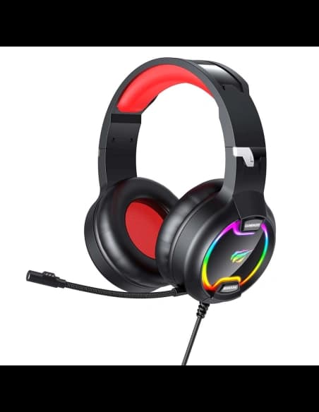 Słuchawki gamingowe Havit GAMENOTE H2233D RGB USB+3.5mm (czarne)