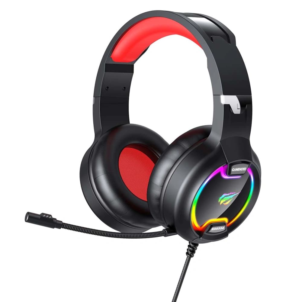 Havit GAMENOTE H2233D RGB USB+3.5mm gaming headphones (black) - 1