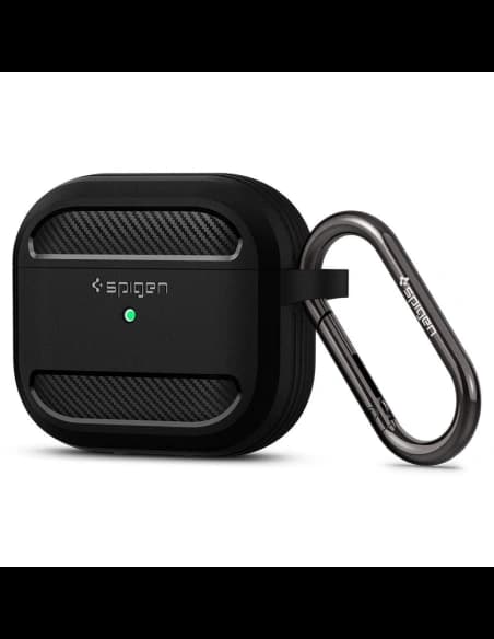Etui Spigen Rugged Armor Apple AirPods 3 2021 Matná Černá