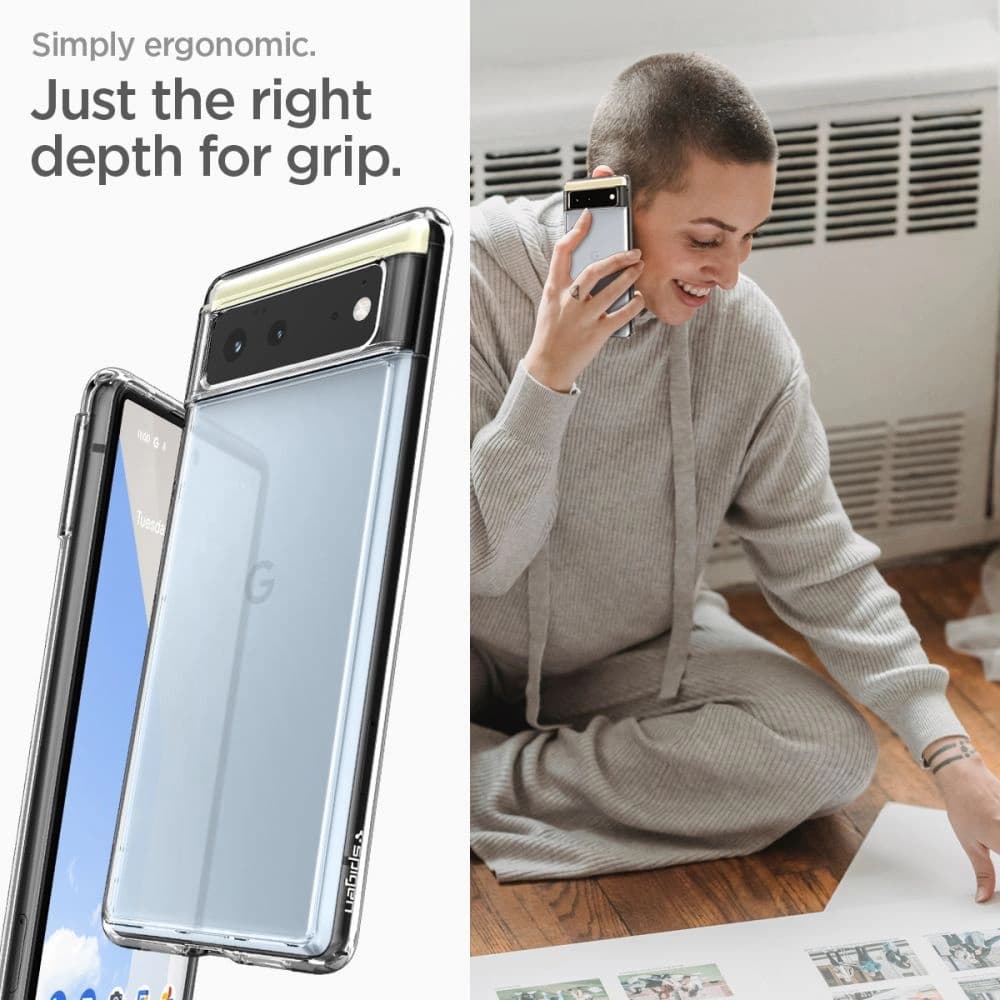 Etui Spigen Ultra Hybrid Google Pixel 6 Crystal Clear - 10