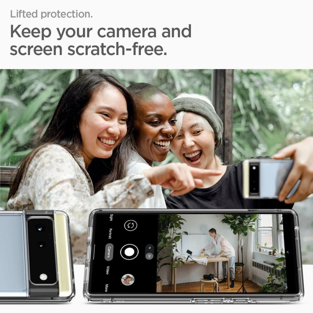 Etui Spigen Ultra Hybrid Google Pixel 6 Crystal Clear - 11