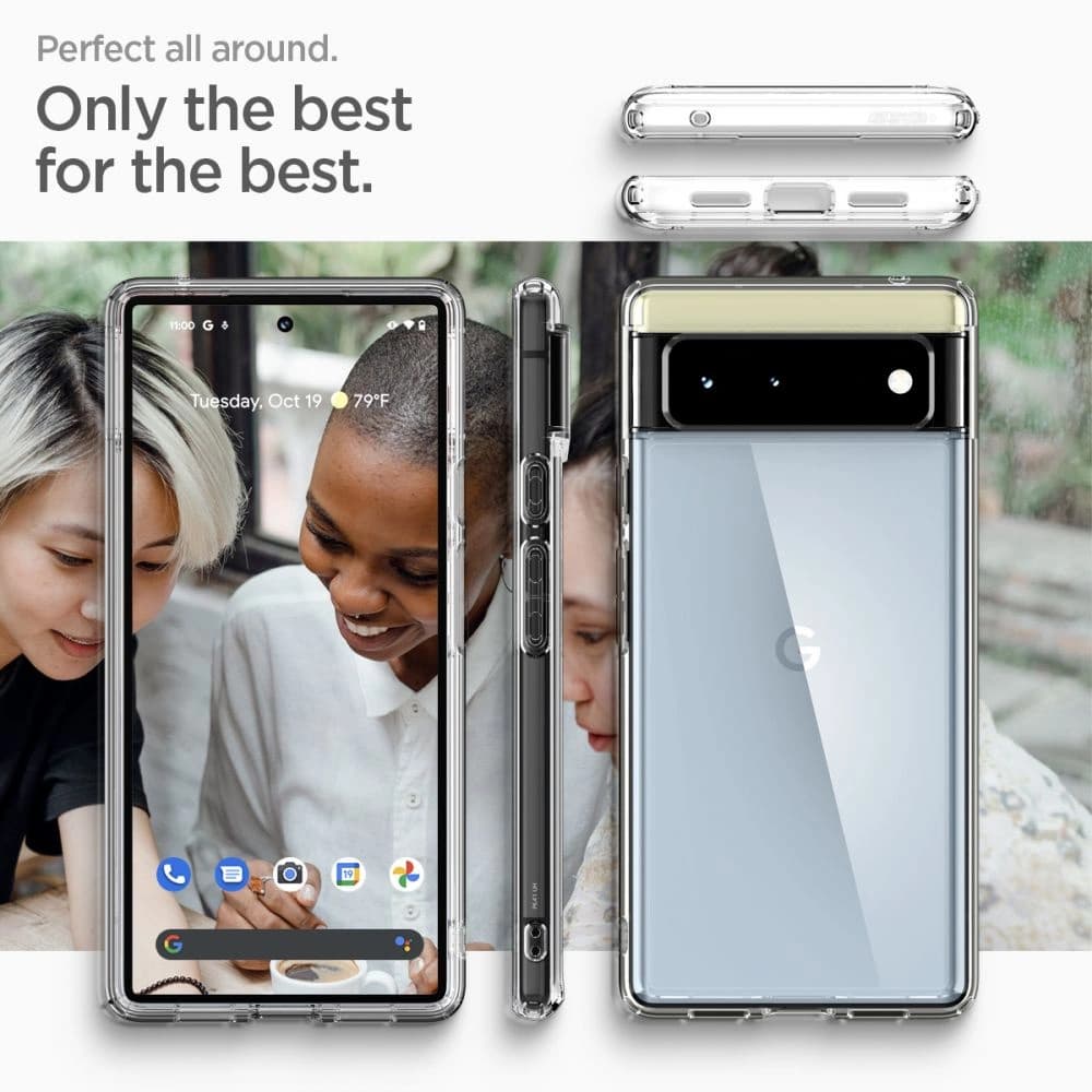 Etui Spigen Ultra Hybrid Google Pixel 6 Crystal Clear - 13