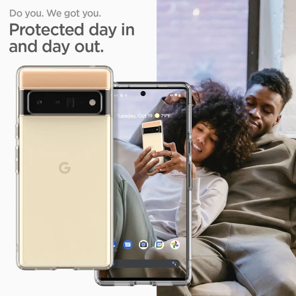 Etui Spigen Ultra Hybrid Google Pixel 6 Pro Crystal Clear - 8