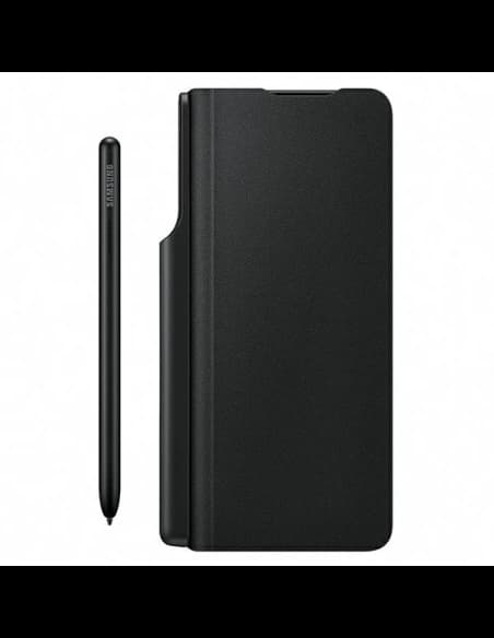 Etui Samsung Galaxy Z Fold 3 EF-FF92PCBEGEE černé/black Leather Flip Cover with Pen