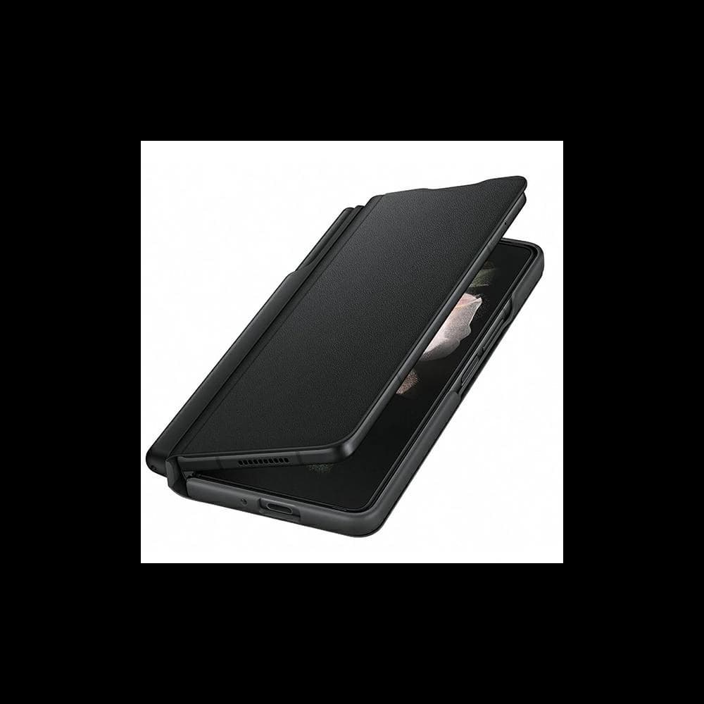 Etui Samsung Galaxy Z Fold 3 EF-FF92PCBEGEE černé/black Leather Flip Cover with Pen - 3