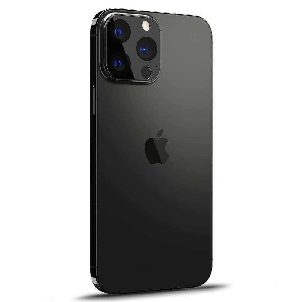 Tvrzené sklo na zařízení Spigen Optik Camera Lens Apple iPhone 13 Pro/13 Pro Max Black [2 PACK] - 2