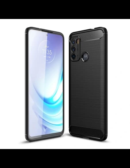 Tech-Protect TPUCarbon Motorola Moto G60 Black