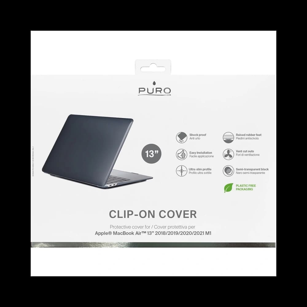 Etui PURO Clip On Apple MacBook Air 13 (2018-2023) (fekete) - 6