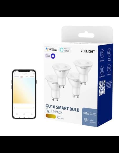 Intelligens izzó Yeelight W1 GU10 (dimmeres) 4db