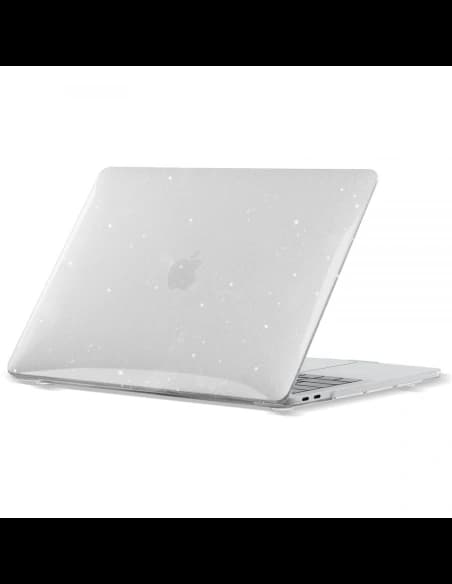 Etui Tech-Protect Smartshell Apple MacBook Air 13 2018-2020 Csillogó Átlátszó