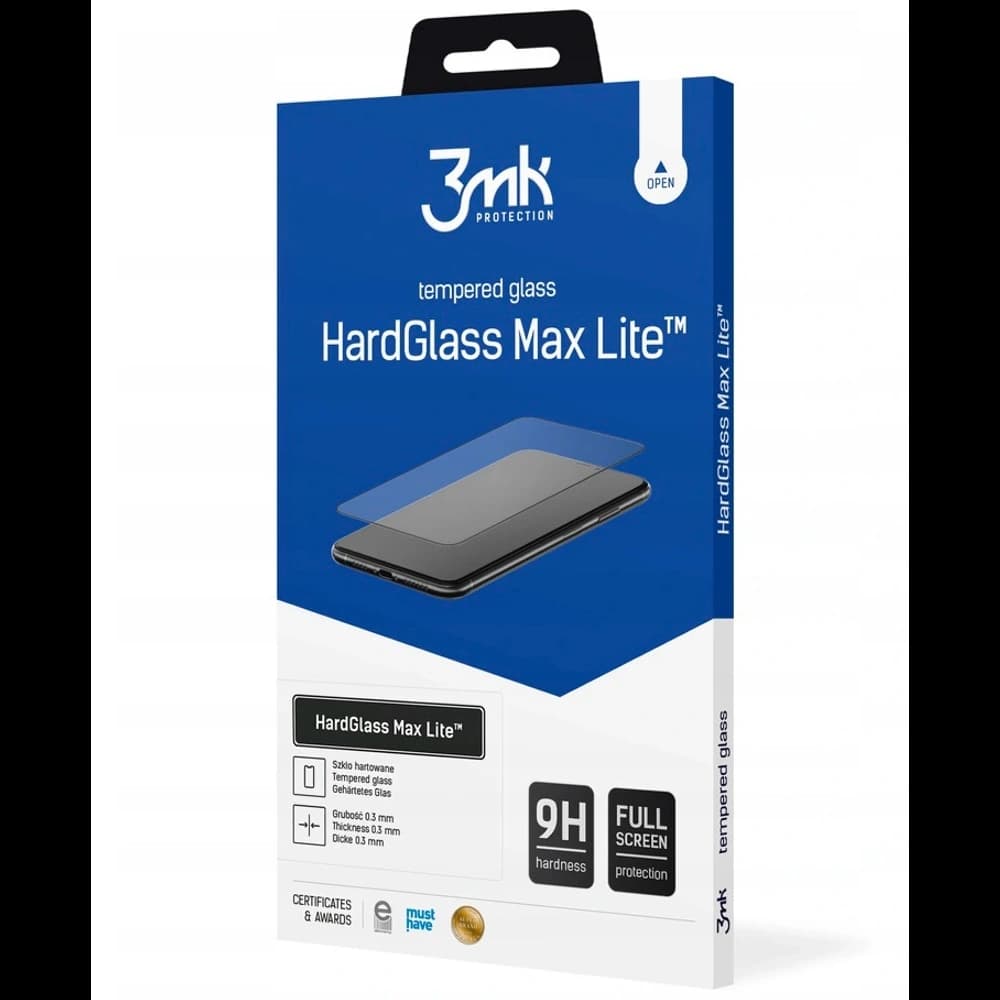 Tvrzené sklo 3MK HardGlass Max Lite Realme GT Master černé - 1