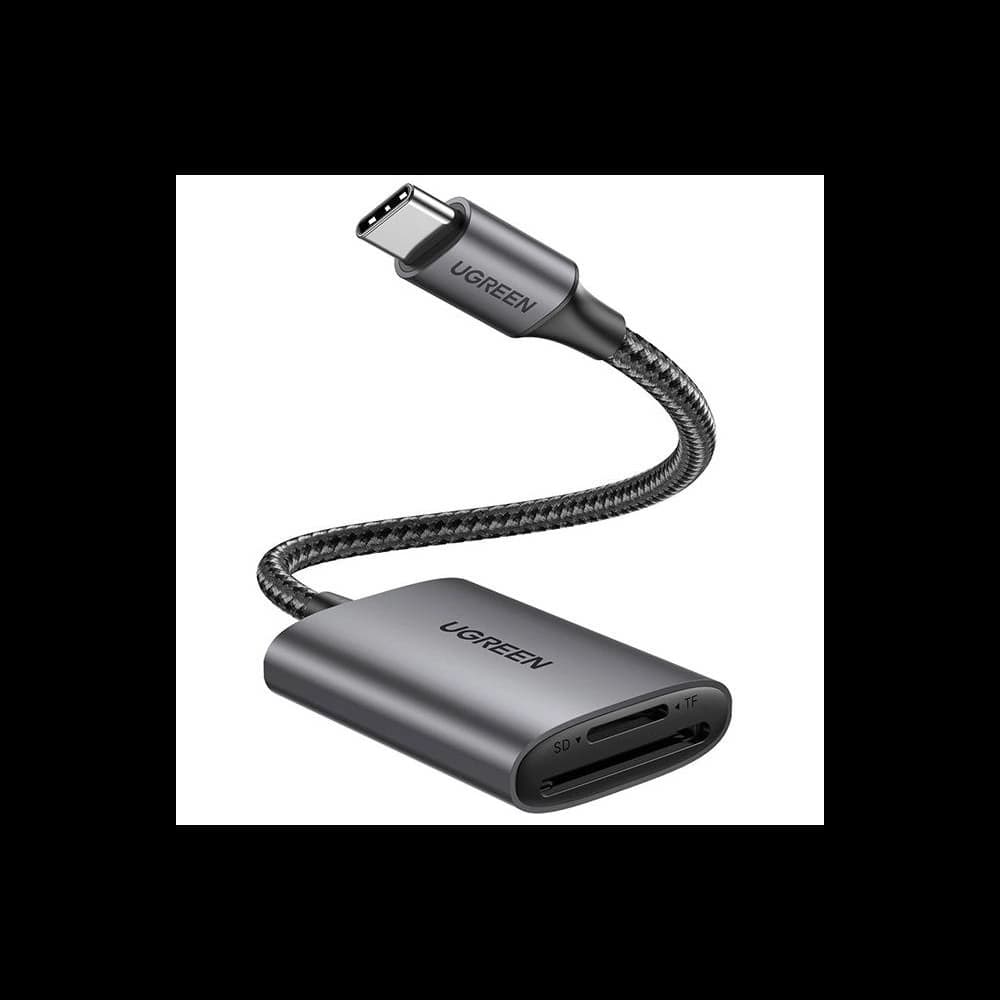 Cititor de carduri USB-C, UGREEN CM401 (gri) - 1