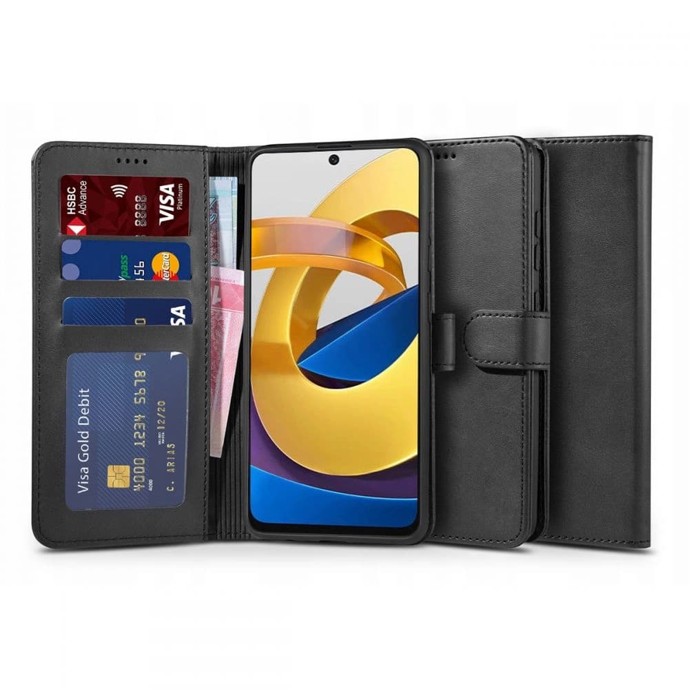 Tech-Protect Wallet Redmi Note 11S 5G/POCO M4 Pro 5G Black