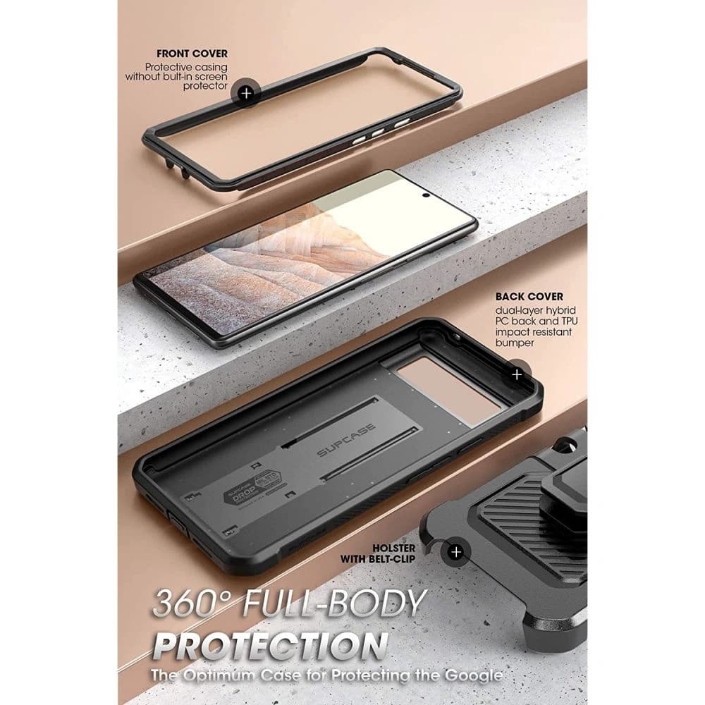 Supcase Unicorn Beetle Pro Google Pixel 6 Black - 2