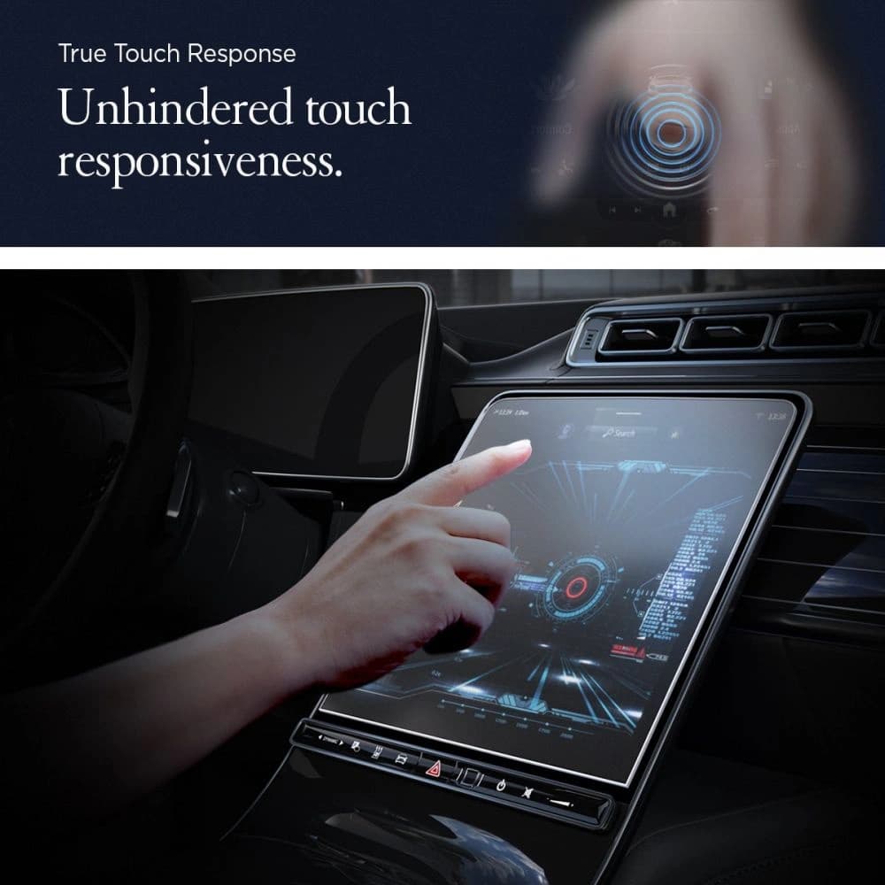 Tvrzené sklo Spigen GLAS.tR ez Fit Mercedes S-Class 2021 - 11