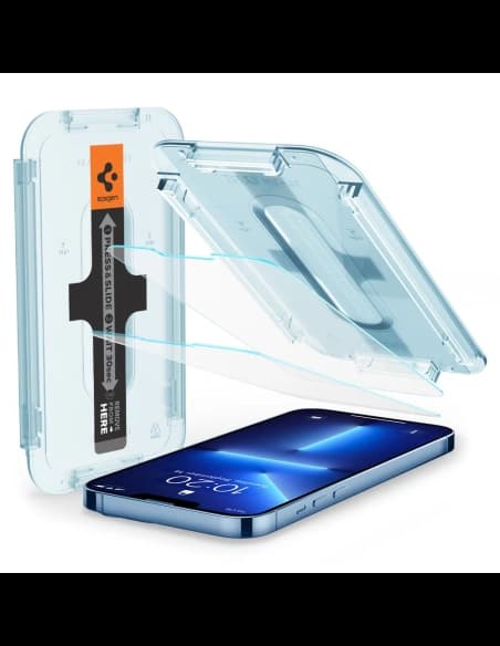 Gehärtetes Glas Spigen GLAS.tR ez Fit Apple iPhone iPhone 14 Plus / 15 Plus [2 PACK]